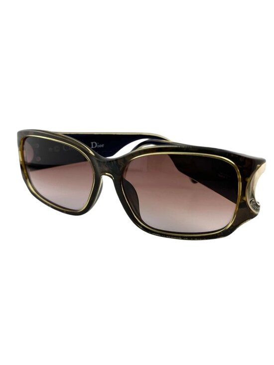 Dior Acetate Dark Blue Brown Sunglasses Eyewear main image 4